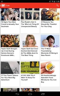 BuzzFeed android App screenshot 3